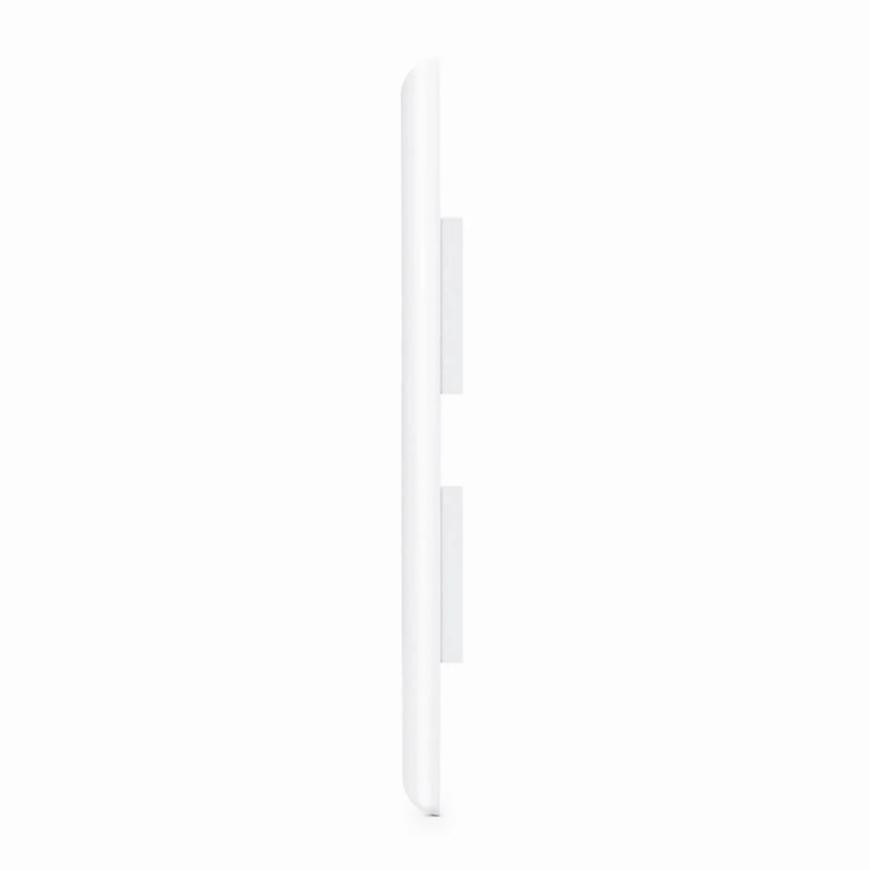 FyberOptix Single Gang Keystone Faceplate, Label Pockets, 4 Ports, White, 4.49'' x 2.76''