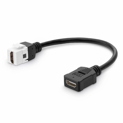 FyberOptix HDMI SyncEase Extension Adapter Cable, White
