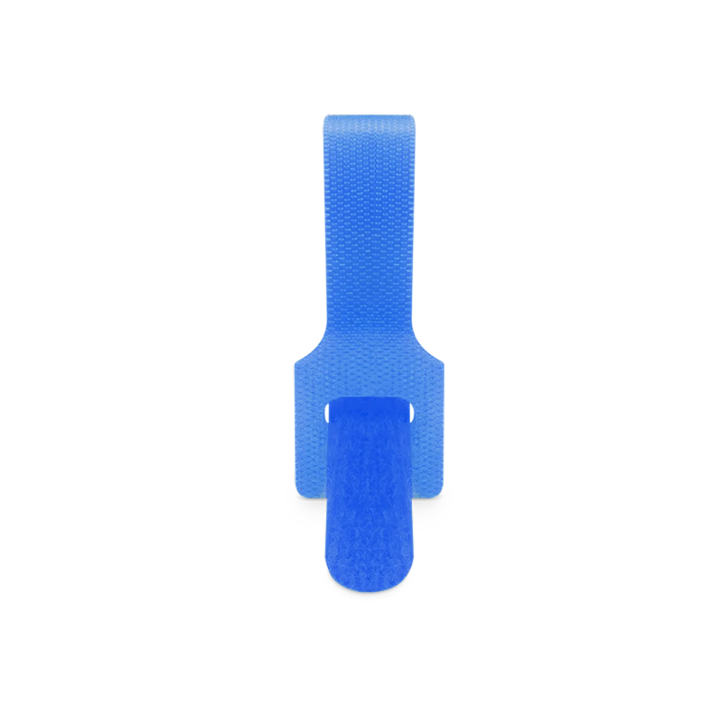 FyberOptix 100Pcs/Pack 6in.L x 0.5in.W T-type Reusable Cable Ties, Blue