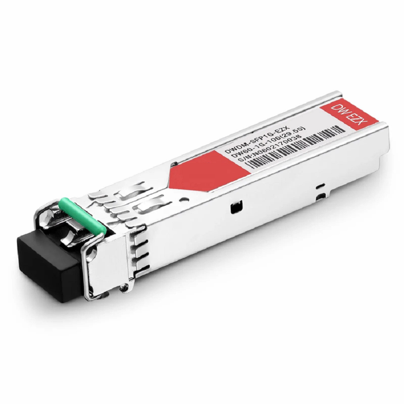 FyberOptix Broadcom Compatible C21 SFP+ 10G DWDM 1560.61nm 100GHz 80km DOM Duplex LC/UPC SMF Optical Transceiver Module for Transmission