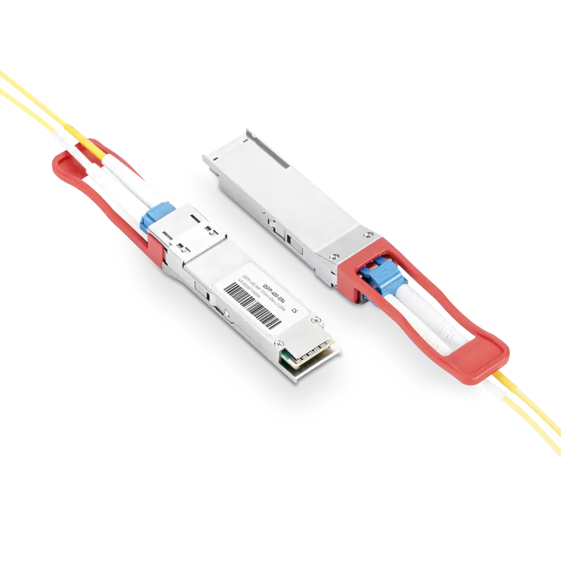 HW QSFP-40G-ER4 Compatible 40GBASE-ER4 QSFP+ 1310nm 40km DOM Duplex LC Transceiver Module for SMF SFPS