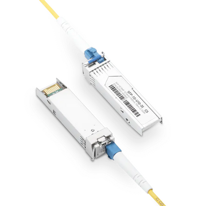 H3C SFP-GE-10-SM1310-BIDI Compatible 1000BASE-U10-35 SFP TX-1310nm/RX-1550nm 10km DOM Simplex LC Transceiver Module for SMF SFPS