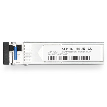 Brocade E1MG-BXU-10 Compatible 1000BASE-U10-35 SFP TX-1310nm/RX-1550nm 10km DOM Simplex LC Transceiver Module for SMF SFPS