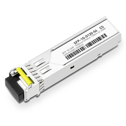 Dell SFP-GE-BX120D-1550 Compatible 1GBASE-D120-54 SFP TX-1550nm/RX-1490nm 120km DOM Simplex LC Transceiver Module for SMF SFPS