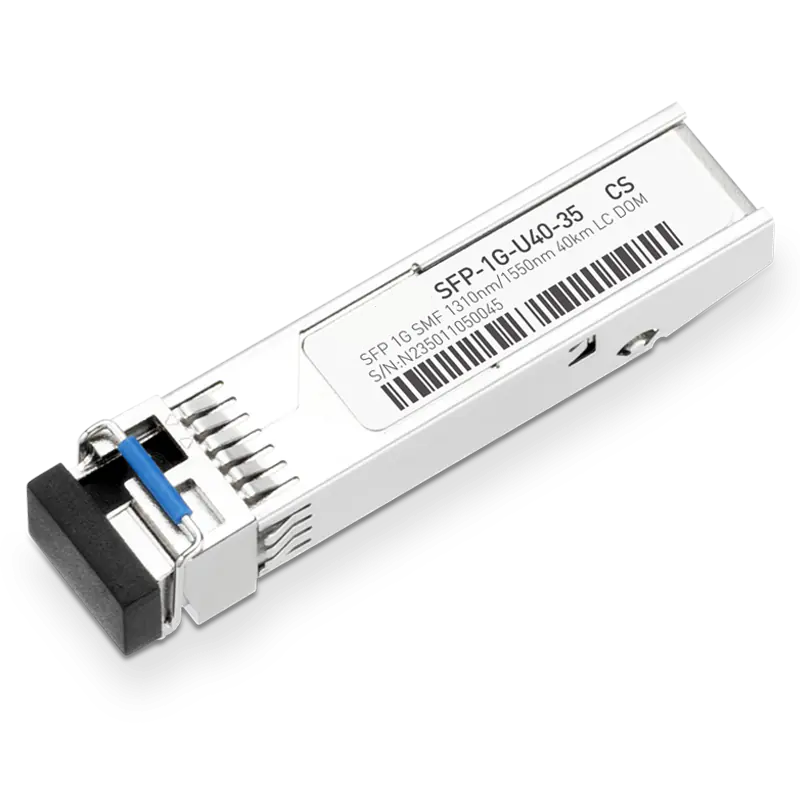 Generic Compatible 1GBASE-U40-35 SFP TX-1310nm/RX-1550nm 40km DOM Simplex LC Transceiver Module for SMF SFPS