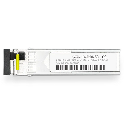 H3C SFP-GE-LH40-SM1550-BIDI Compatible 1GBASE-D40-53 SFP TX-1550nm/RX-1310nm 40km DOM Simplex LC Transceiver Module for SMF SFPS