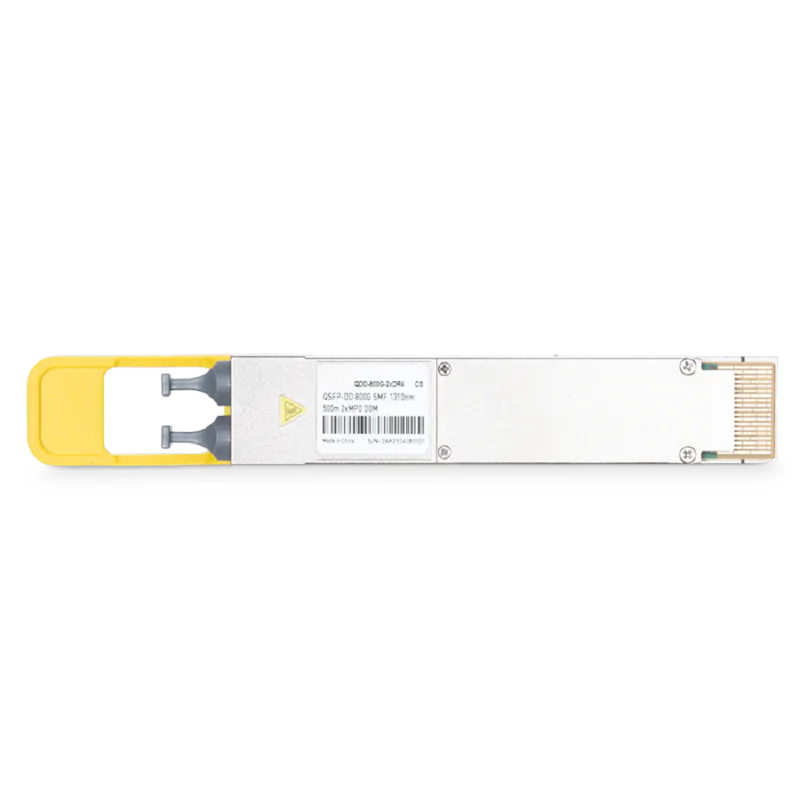 NVIDIA/Mellanox Compatible QDD-800G-2xDR4 1310nm 500m Dual MTP/MPO-12 APC SMF Finned Top Optical Transceiver Module SFPS