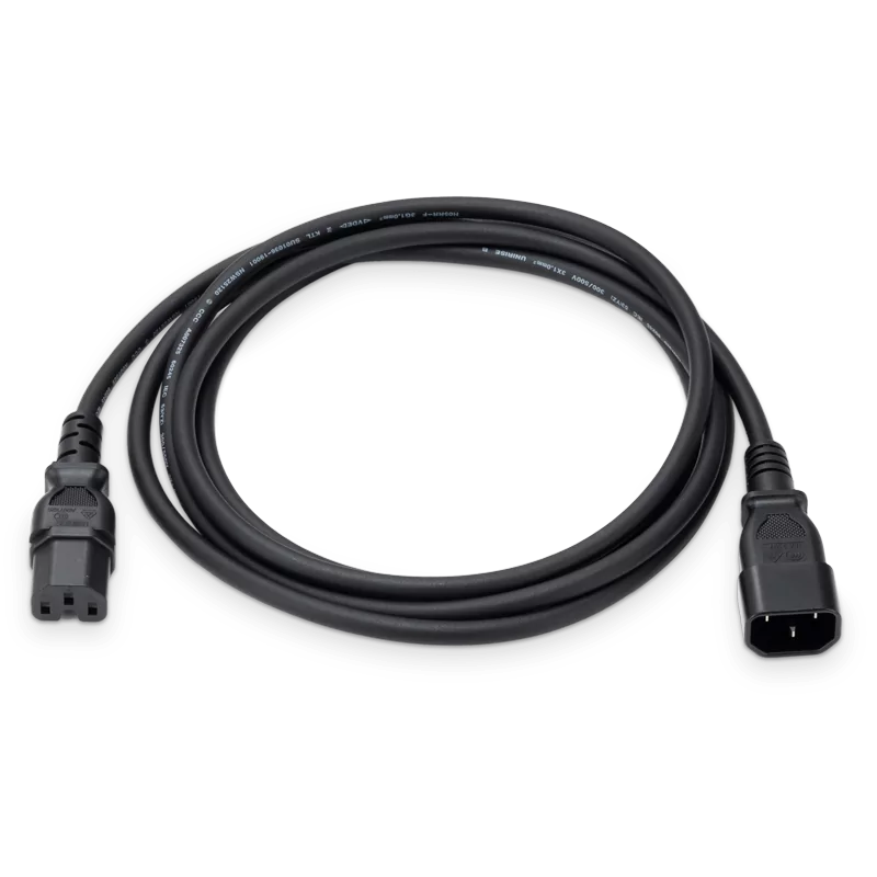 1.83m (6ft) C14 to C15 1.0mmÃ‚Â² 10A/250V Power Extension Cord, Black, Compatible with Q3200-RA / Q3400-RA XDR InfiniBand Switches and Other Data Center Servers SFPS