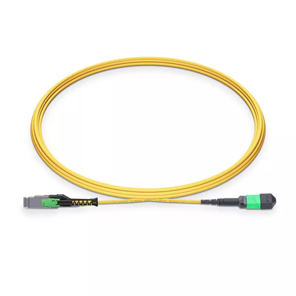 10m (33ft) MMC Jumper, MMC-16 APC (Female) to MPO-16 APC (Female), 16 Fibers, Single Mode (OS2), Jumper Polarity, OFNP, 2.5mm, Max IL ÃƒÂ¢Ã¢â‚¬Â°Ã‚Â¤ 0.35dB, Yellow SFPS