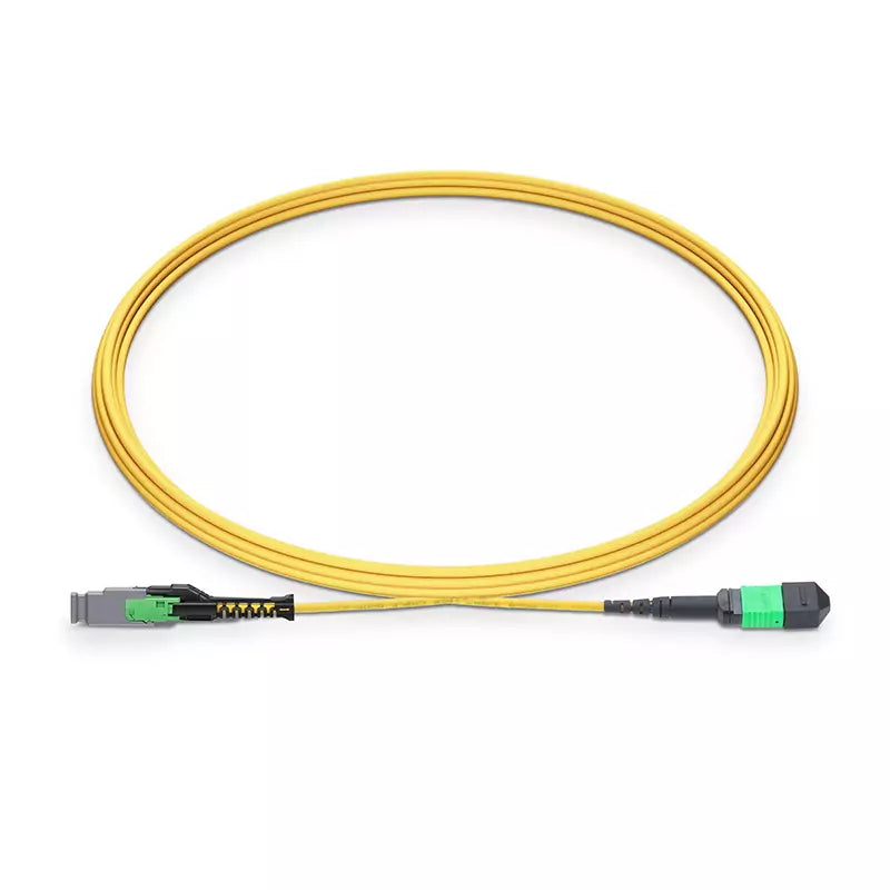 3m (10ft) MMC Jumper, MMC-16 APC (Female) to MPO-16 APC (Female), 16 Fibers, Single Mode (OS2), Jumper Polarity, OFNP, 2.5mm, Max IL ÃƒÂ¢Ã¢â‚¬Â°Ã‚Â¤ 0.35dB, Yellow SFPS