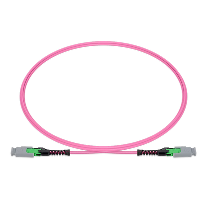1m (3ft) MMC Jumper, MMC-16 APC (Female) to MMC-16 APC (Female), 16 Fibers, Multimode (OM4), Jumper Polarity, OFNP, 2.5mm, Max IL ÃƒÂ¢Ã¢â‚¬Â°Ã‚Â¤ 0.35dB, Magenta SFPS