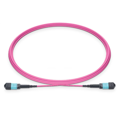 1m (3ft) MTPÃƒâ€šÃ‚Â®-12 UPC (Female) to MTPÃƒâ€šÃ‚Â®-12 UPC (Female) 12 Fibers Multimode (OM4) Jumper, Type A, LSZH, 3.0mm, Max IL ÃƒÂ¢Ã¢â‚¬Â°Ã‚Â¤ 0.35dB, Magenta SFPS