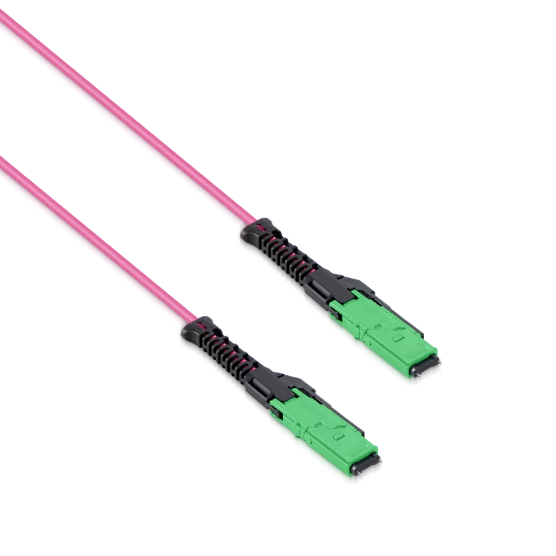 15m (49ft) MMC Jumper, MMC-16 APC (Male) to MMC-16 APC (Male), 16 Fibers, Multimode (OM4), Trunk Polarity, OFNP, 2.5mm, Max IL ÃƒÂ¢Ã¢â‚¬Â°Ã‚Â¤ 0.35dB, Magenta SFPS