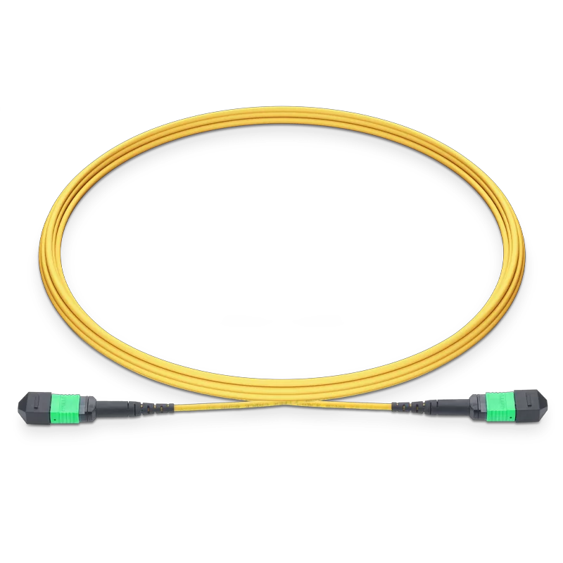 1m (3ft) MTPÃƒâ€šÃ‚Â®-12 APC (Female) to MTPÃƒâ€šÃ‚Â®-12 APC (Female) 12 Fibers Single-mode (OS2) Jumper, Type B, LSZH, 3.0mm, Max IL ÃƒÂ¢Ã¢â‚¬Â°Ã‚Â¤ 0.35dB, Yellow SFPS