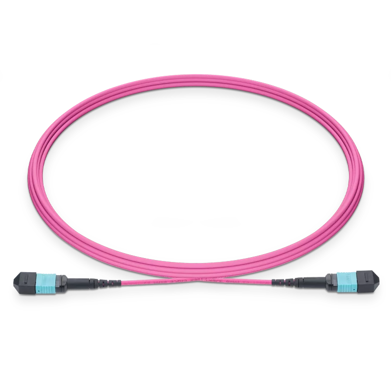 1m (3ft) MTPÃƒâ€šÃ‚Â®-12 UPC (Male) to MTPÃƒâ€šÃ‚Â®-12 UPC (Female) 12 Fibers Multimode (OM4) Jumper, Type B, LSZH, 3.0mm, Max IL ÃƒÂ¢Ã¢â‚¬Â°Ã‚Â¤ 0.35dB, Magenta SFPS