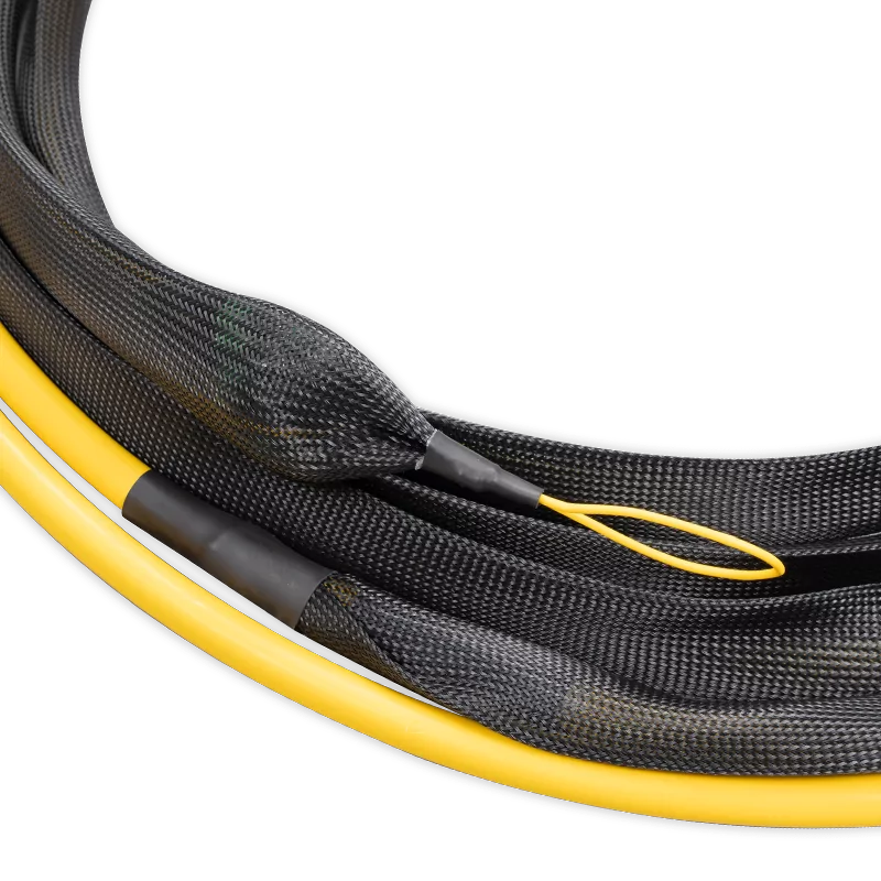 5m (16ft) Pre-terminated MPO Trunk Cable, 192 Fibers, 16 x MPO-12 APC (Male) to 16 x MPO-12 APC (Male) Single Mode (OS2) Type B, LSZH, 0.35dB Max, Breakout 80cm, Double Jacket, Yellow SFPS