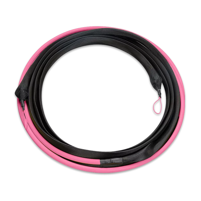 5m (16ft) Pre-terminated MPO Trunk Cable, 192 Fibers, 16 x MPO-12 APC (Male) to 16 x MPO-12 APC (Male) Multimode (OM4) Type B, LSZH, 0.35dB Max, Breakout 80cm, Double Jacket, Magenta SFPS