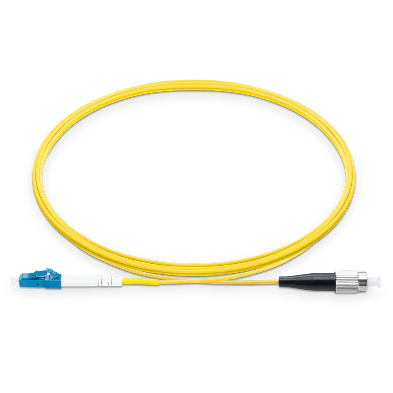 5m (16ft) LC UPC to FC UPC Simplex OS2 Single Mode LSZH 2.0mm Fiber Optic Patch Cable SFPS
