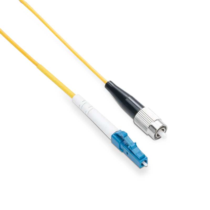 5m (16ft) LC UPC to FC UPC Simplex OS2 Single Mode LSZH 2.0mm Fiber Optic Patch Cable SFPS