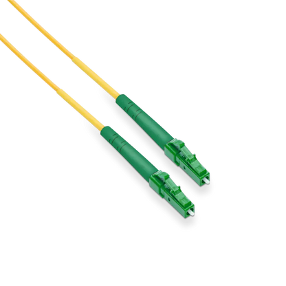 2m (7ft) LC APC to LC APC Simplex OS2 Single Mode LSZH 2.0mm Fiber Optic Patch Cable SFPS