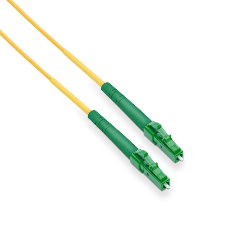 10m (33ft) LC APC to LC APC Simplex OS2 Single Mode LSZH 2.0mm Fiber Optic Patch Cable SFPS