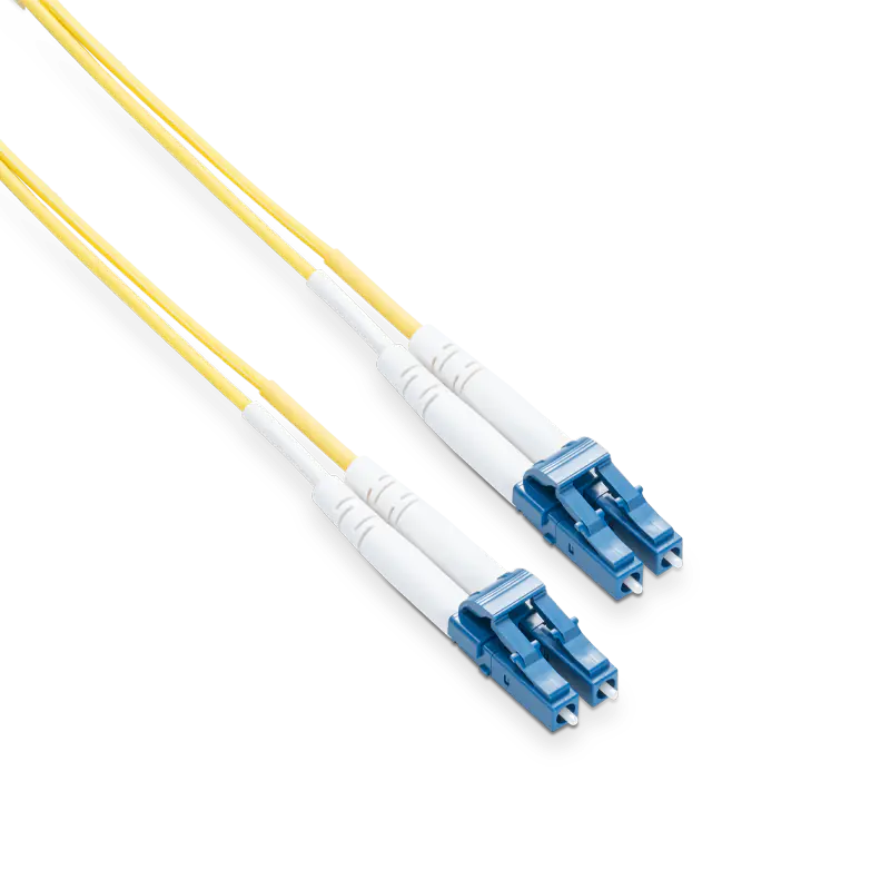 1m (3ft) LC UPC to LC UPC Duplex OS2 Single Mode LSZH 2.0mm Fiber Optic Patch Cable SFPS