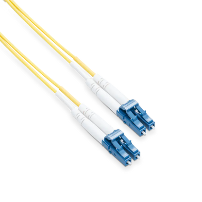1m (3ft) LC UPC to LC UPC Duplex OS2 Single Mode LSZH 2.0mm Fiber Optic Patch Cable SFPS