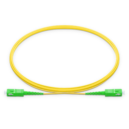3m (10ft) SC APC to SC APC Simplex OS2 Single Mode LSZH 2.0mm Fiber Optic Patch Cable SFPS