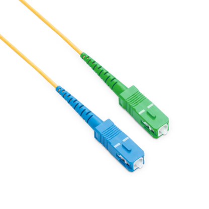 1m (3ft) SC UPC to SC APC Simplex OS2 Single Mode LSZH 2.0mm Fiber Optic Patch Cable SFPS