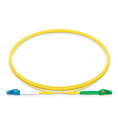 1.5m (5ft) LC UPC to LC APC Simplex OS2 Single Mode LSZH 2.0mm Fiber Optic Patch Cable SFPS