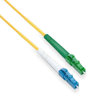 8m (26ft) LC UPC to LC APC Simplex OS2 Single Mode LSZH 2.0mm Fiber Optic Patch Cable SFPS