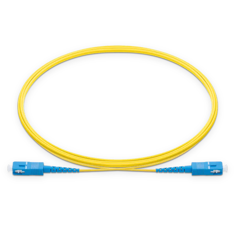 1.5m (5ft) SC UPC to SC UPC Simplex OS2 Single Mode LSZH 2.0mm Fiber Optic Patch Cable SFPS