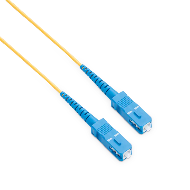 1.5m (5ft) SC UPC to SC UPC Simplex OS2 Single Mode LSZH 2.0mm Fiber Optic Patch Cable SFPS