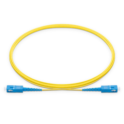 7m (23ft) SC UPC to SC UPC Simplex OS2 Single Mode LSZH 2.0mm Fiber Optic Patch Cable SFPS