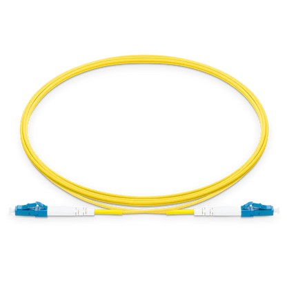 2m (7ft) LC UPC to LC UPC Simplex OS2 Single Mode LSZH 2.0mm Fiber Optic Patch Cable SFPS