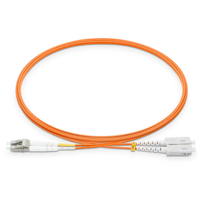 8m (26ft) LC UPC to SC UPC Duplex OM2 Multimode LSZH 2.0mm Fiber Optic Patch Cable SFPS