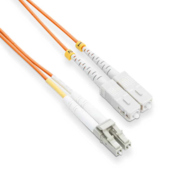 3m (10ft) LC UPC to SC UPC Duplex OM2 Multimode LSZH 2.0mm Fiber Optic Patch Cable SFPS