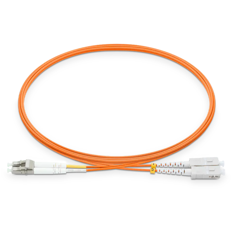 10m (33ft) LC UPC to SC UPC Duplex OM2 Multimode LSZH 2.0mm Fiber Optic Patch Cable SFPS