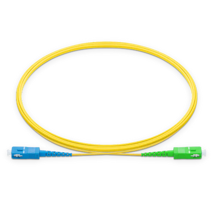 15m (49ft) SC UPC to SC APC Simplex OS2 Single Mode LSZH 2.0mm Fiber Optic Patch Cable SFPS