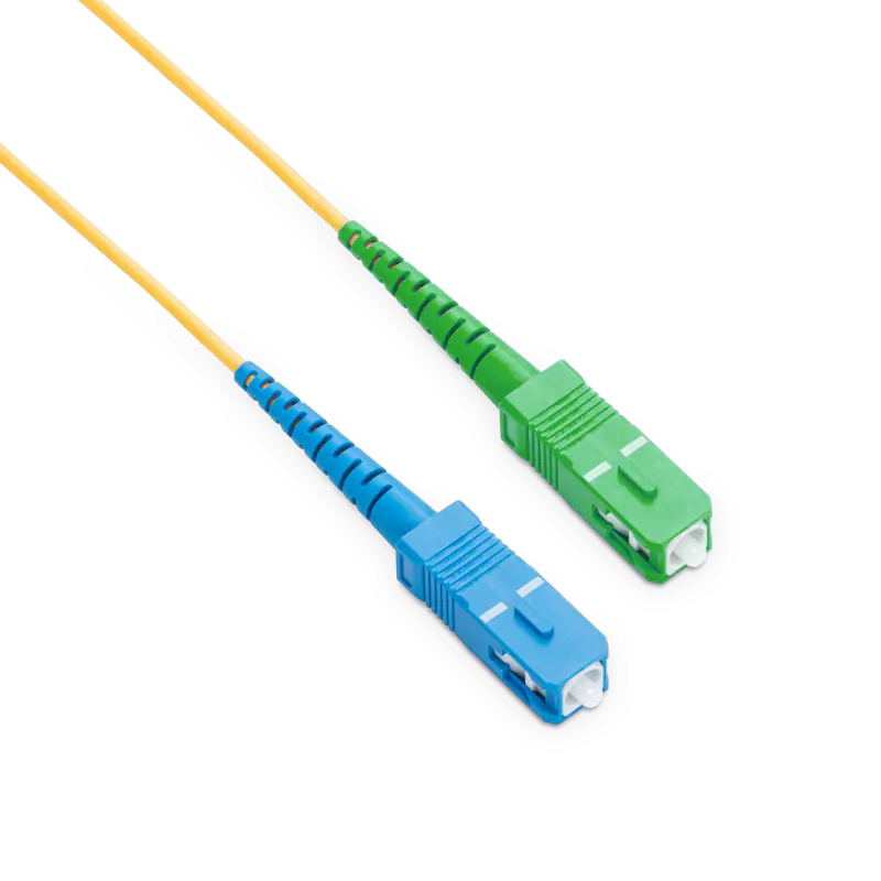 3m (10ft) SC UPC to SC APC Simplex OS2 Single Mode LSZH 2.0mm Fiber Optic Patch Cable SFPS
