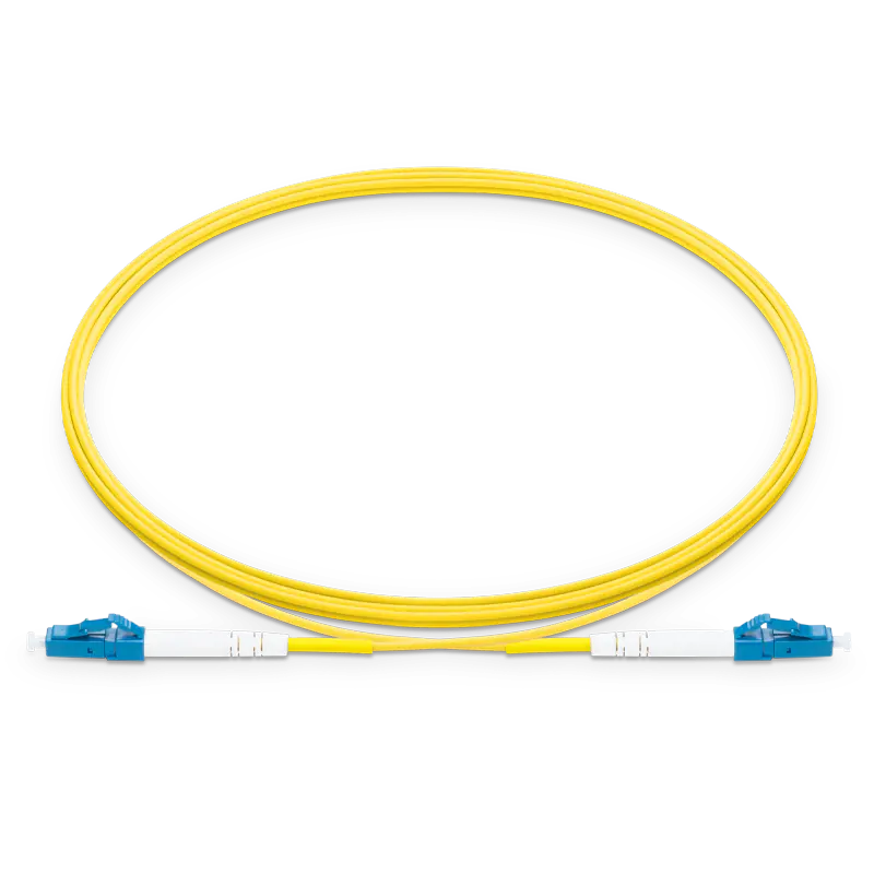 5m (16ft) LC UPC to LC UPC Simplex OS2 Single Mode LSZH 2.0mm G.657.A2 Fiber Optic Patch Cable SFPS