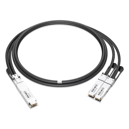 NVIDIA/Mellanox MCP7Y10-N003 (980-9I80P-00N003) Compatible DAC 3m (10ft) Twin-port 2x400Gb/s OSFP Finned Top to 2x400Gb/s QSFP112 Flat Top InfiniBand NDR Passive Copper Splitter Cable SFPS