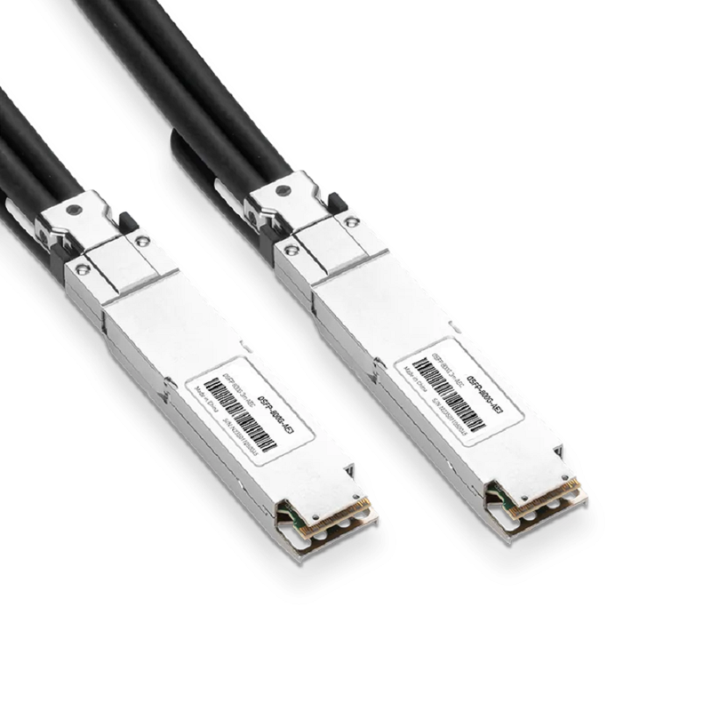 NVIDIA/Mellanox Compatible AEC 3m (10ft) Twin-port 2x400Gb/s OSFP Finned Top to 2x400Gb/s OSFP Finned Top Active Electrical Cable SFPS