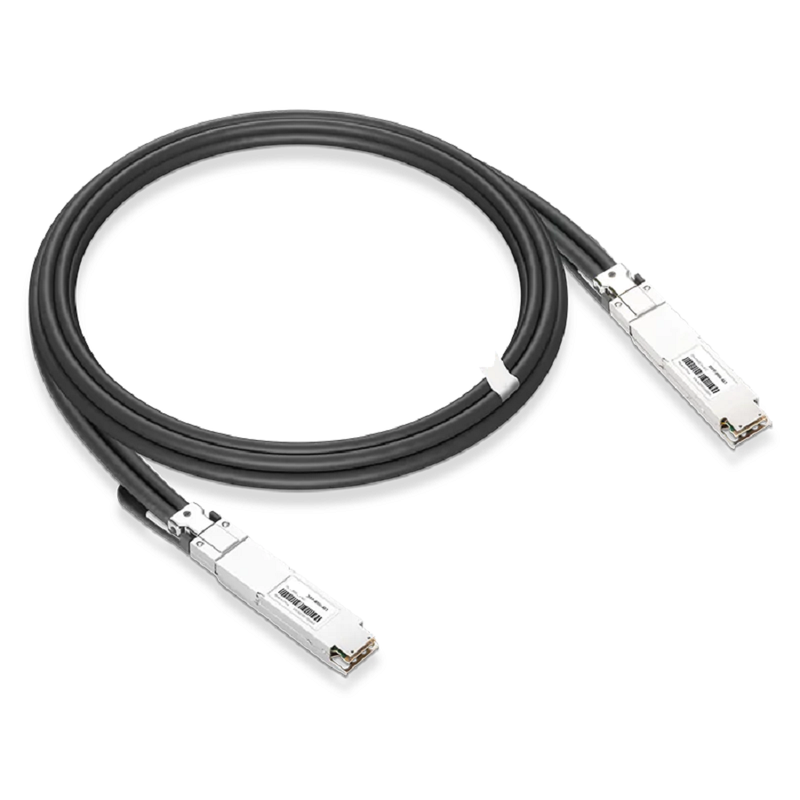 Generic Compatible AEC 3m (10ft) Twin-port 2x400Gb/s OSFP Finned Top to 2x400Gb/s OSFP Finned Top Active Electrical Cable SFPS