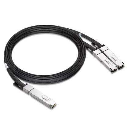 NVIDIA/Mellanox Compatible AEC 7m (23ft) Twin-port 2x400Gb/s OSFP Finned Top to 2x400Gb/s OSFP Flat Top InfiniBand NDR Active Electrical Splitter Cable SFPS
