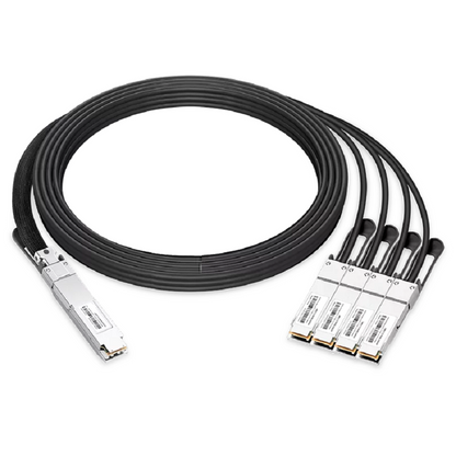 NVIDIA/Mellanox MCP7Y40-N003 Compatible DAC 3m (10ft) Twin-port 2x400Gb/s OSFP Finned Top to 4x200Gb/s QSFP112 Flat Top InfiniBand NDR Passive Copper Splitter Cable SFPS