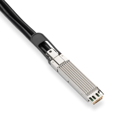 Generic Compatible AEC 3m (10ft) Twin-port 2x400Gb/s OSFP Finned Top to 2x400Gb/s OSFP Flat Top Active Electrical Splitter Cable SFPS