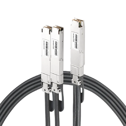 NVIDIA/Mellanox Compatible AEC 6m (20ft) Twin-port 2x400Gb/s OSFP Finned Top to 2x400Gb/s OSFP Flat Top Active Electrical Splitter Cable SFPS