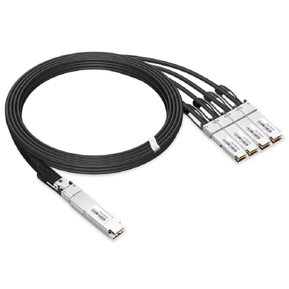 NVIDIA/Mellanox MCP7Y40-N003 Compatible DAC 3m (10ft) Twin-port 2x400Gb/s OSFP Finned Top to 4x200Gb/s QSFP112 Flat Top Passive Copper Splitter Cable SFPS