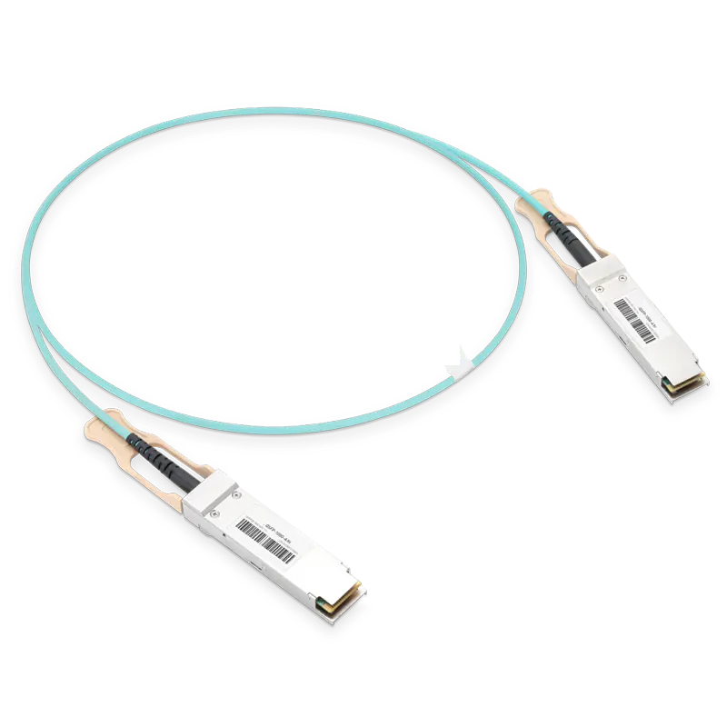 NVIDIA/Mellanox MFA1A00-E100 Compatible AOC 100m (328ft) 100Gb/s QSFP28 InfiniBand EDR LSZH Active Fiber Cable (850nm, MMF) SFPS